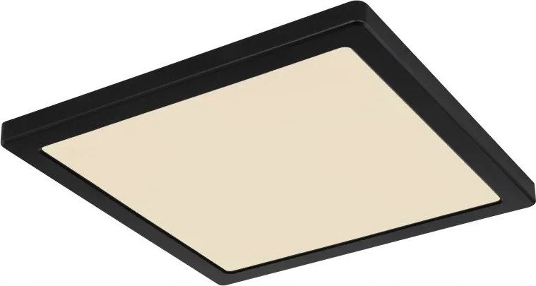 Modern Led plafon Lasse 24W fekete 291mm állítható fényszín