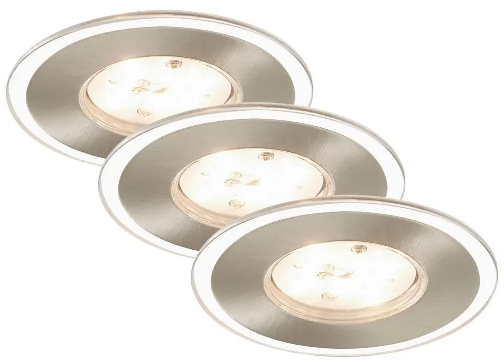 Briloner 7197-032-KÉSZLET 3x LED dimmelhető fürdőszobai lámpa LED/4,5W/230V IP44