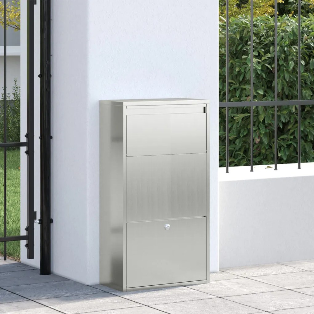 Csomagleadó doboz 44x22x82 cm Galvanizált acél