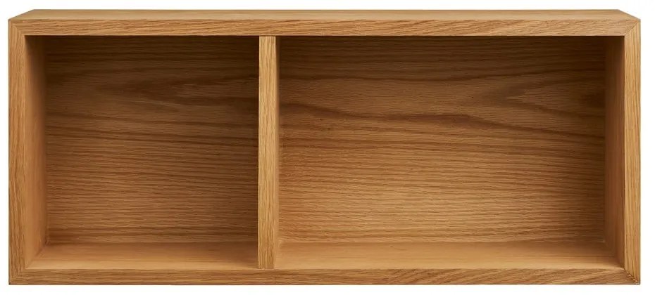 Natúr színű többszintes fali polc tölgyfa dekorral 71 cm Oshawa – House Nordic