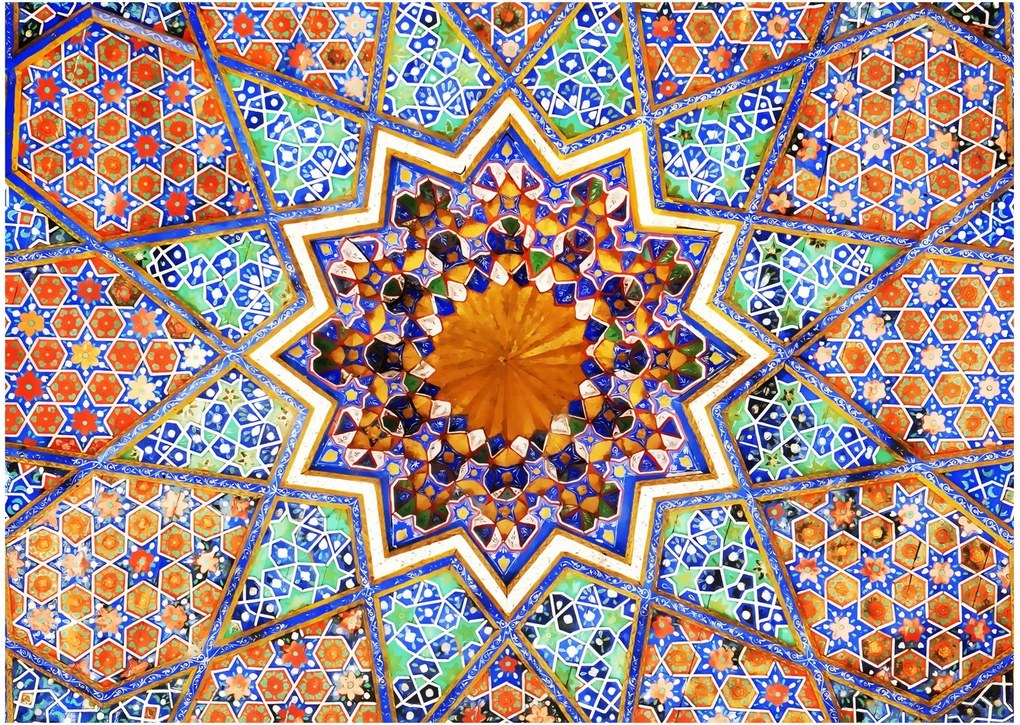 Mozaik kép (üvegen) (70x50 cm)