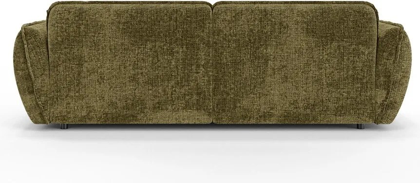 Zöld zsenília sarokkanapé (jobb oldali-heverő résszel) Nelia – Ropez