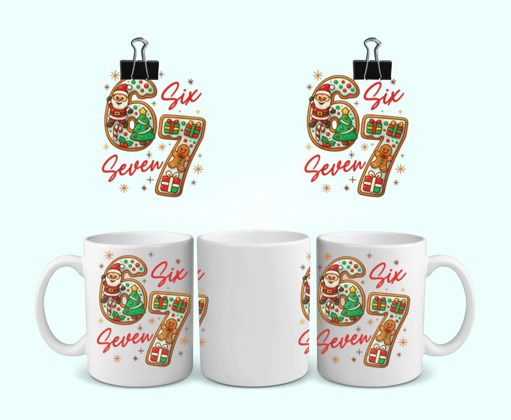 Bögre Six Seven 67 Steal A Brainrot Roblox Ajándék Gamer Mém Játékosoknak