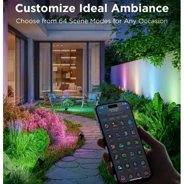 Govee - LED RGBWW Dimmelhető reflektor LED/12W/230V IP67 2700-6500K Wi-Fi