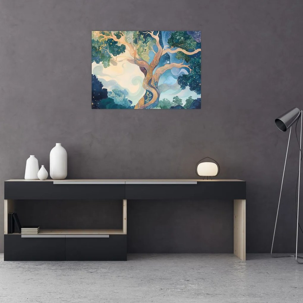 Kép – Kozmikus fa (70x50 cm)