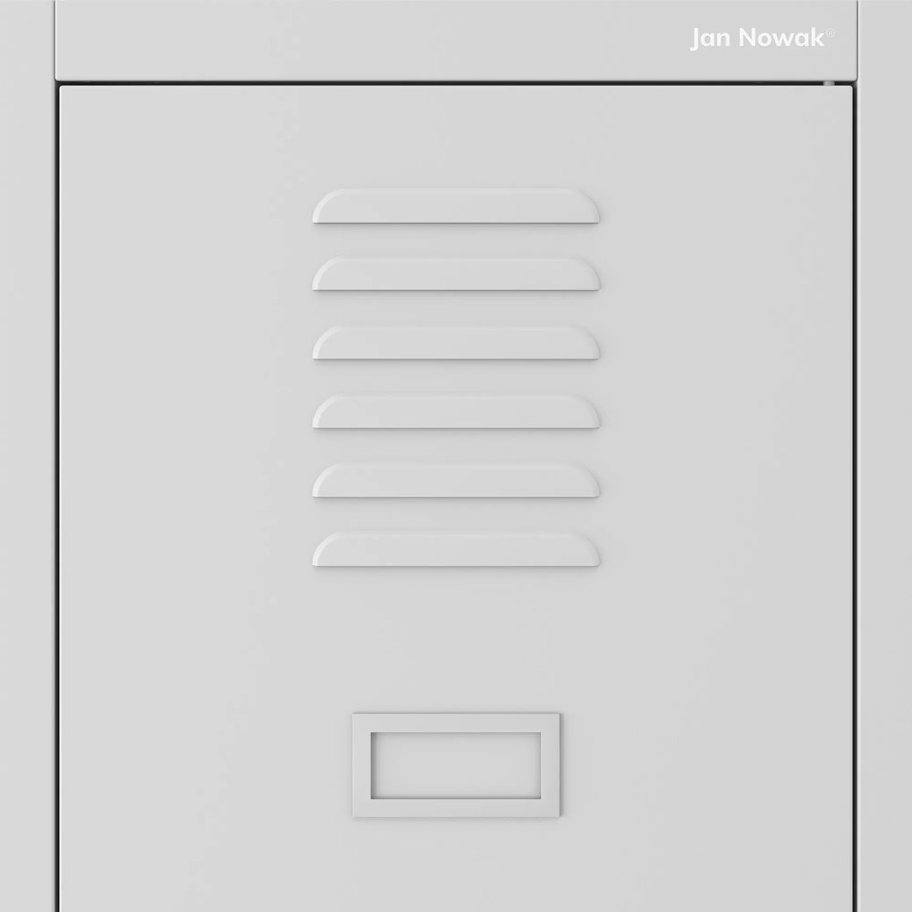 Fém BHP munkaszekrény szürke: KACPER 1 Plus