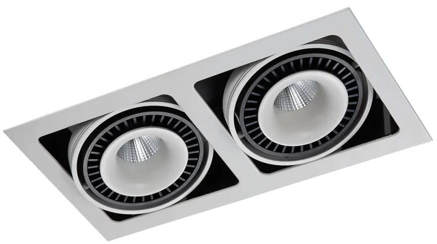Italux ALESSO GL7116-2/36W WH+BL Beépíthető spotlámpa 2x36W/LED 2770LM IP20
