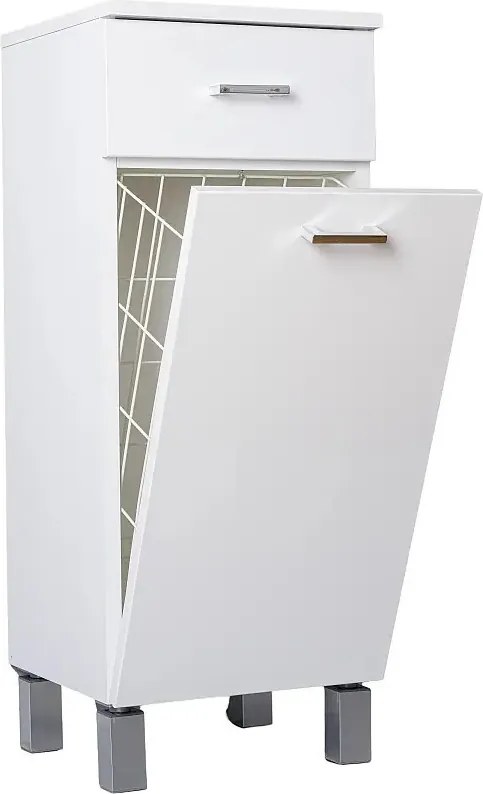 Viva STYLE Fürdőszoba ÁLLÓSZEKRÉNY 85 alacsony szennyestartós -1 fiók 35 x 33 x 85 cm