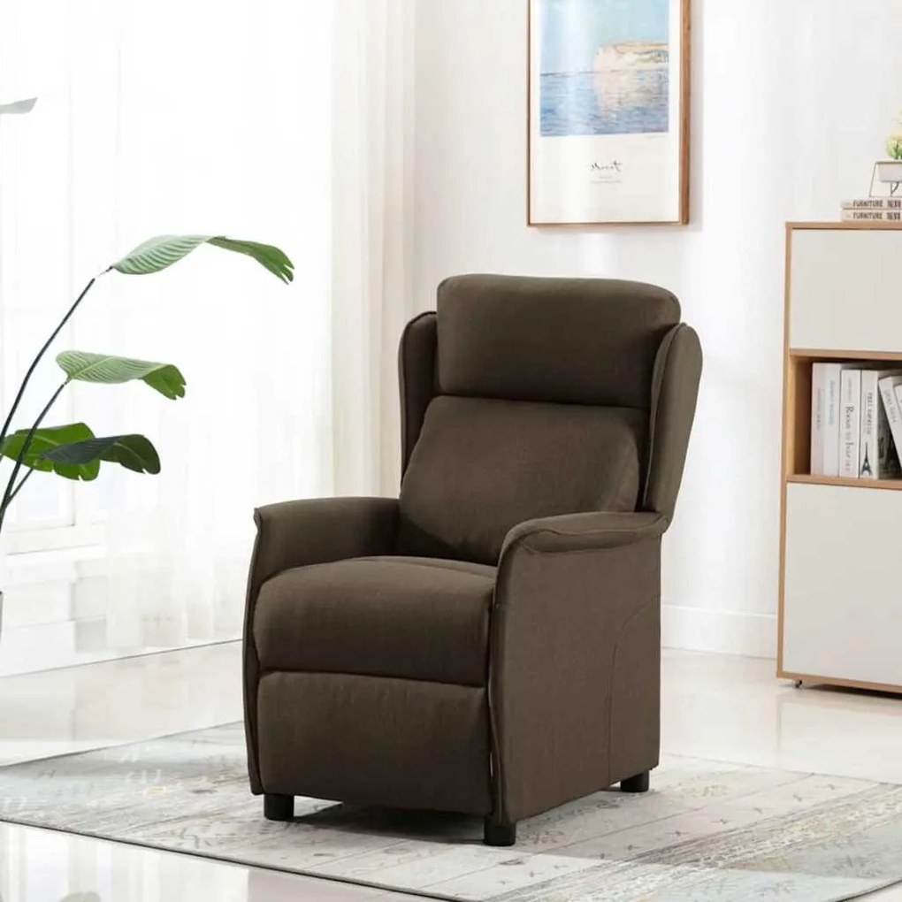 Fotel ágy Barna 67.5 x 93.5 x 101.5 cm szövet