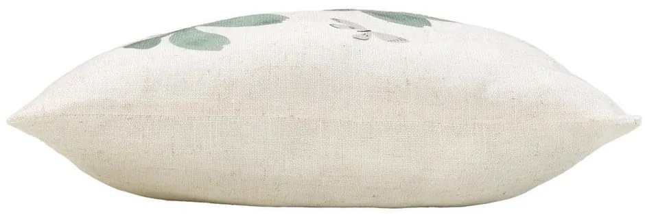 Lenkeverék díszpárna 45x45 cm Palmiflore – douceur d'intérieur