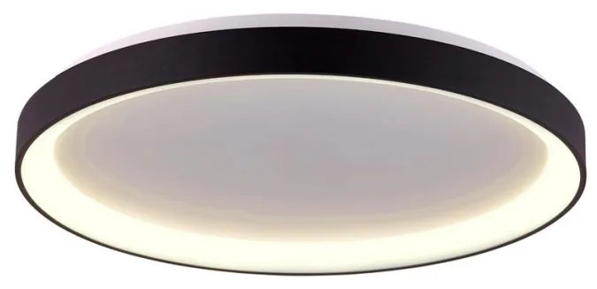 Italux Vico PLF-53675-058RC-BK-3KS4K-TRDIMM Süllyesztett mennyezeti lámpa 1x48W/LED 3000K|4000K 3900lm IP20