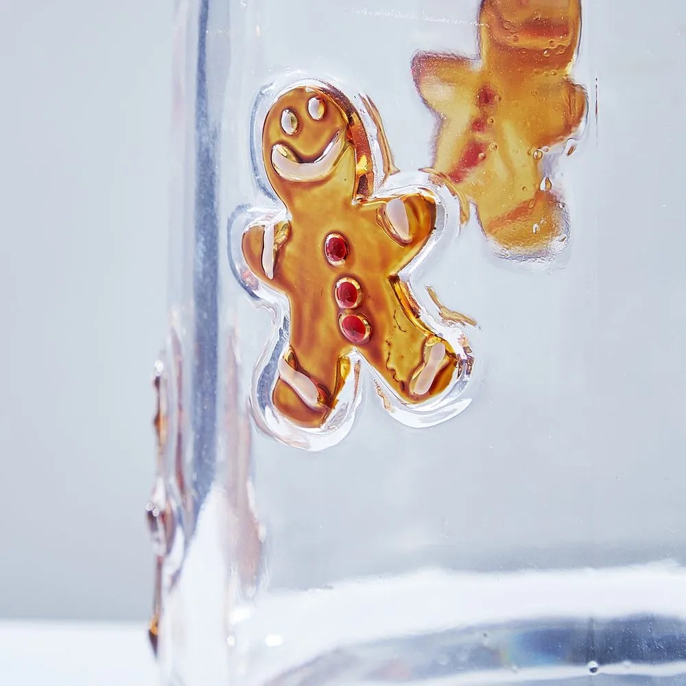 X-MAS szélfogó 10 cm , mézeskalács figura