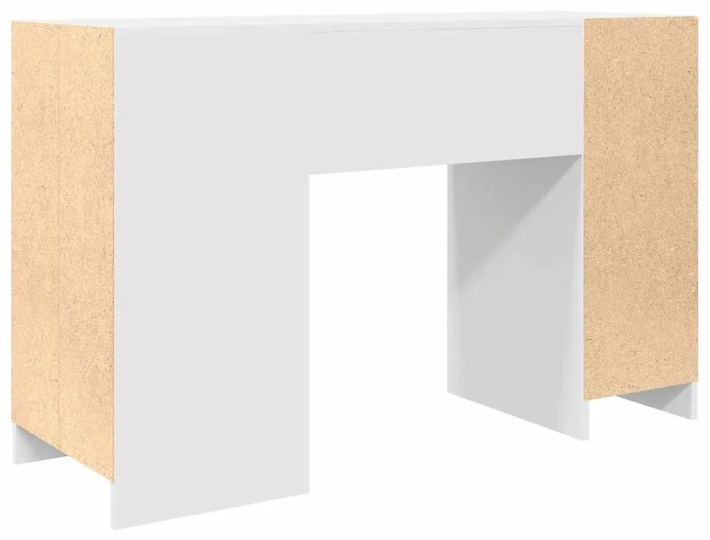 fehér forgácslap íróasztal 120x42x76 cm