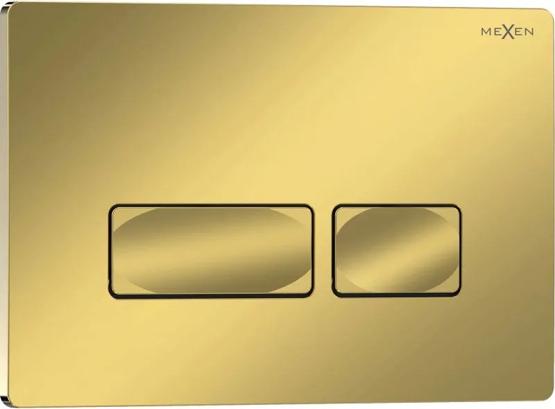 Mexen Tex 04 öblítőgomb, pezsgőarany fényes - 6104-08