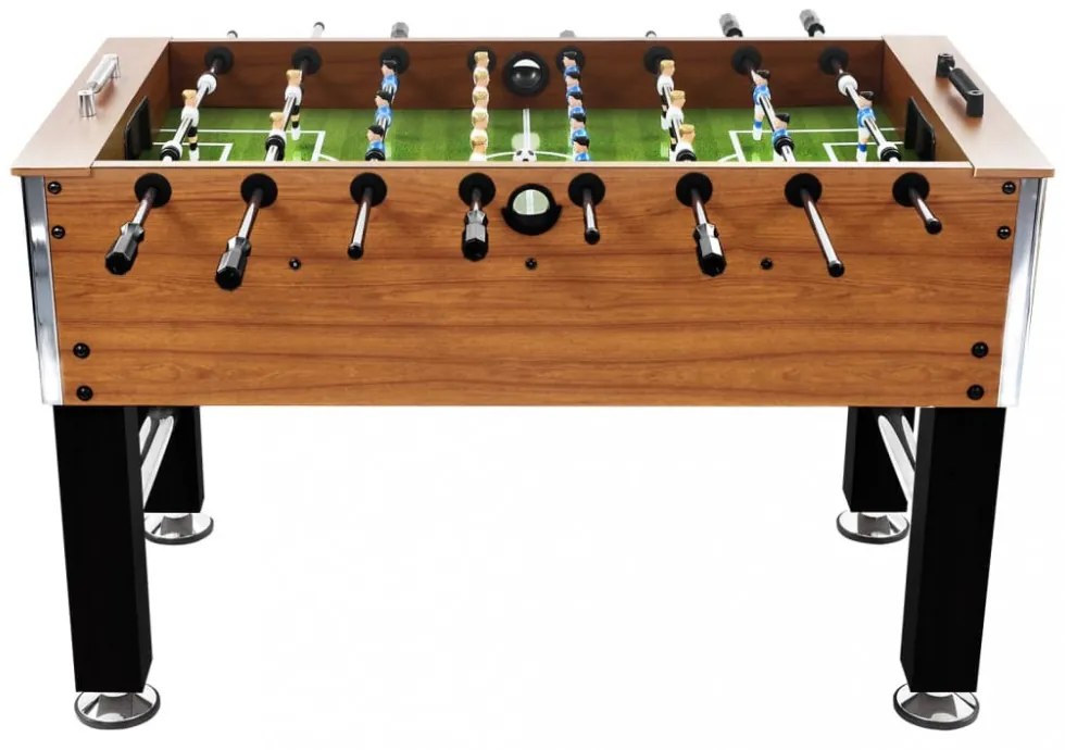 világosbarna és fekete csocsóasztal 60 kg 140 x 74,5 x 87,5 cm