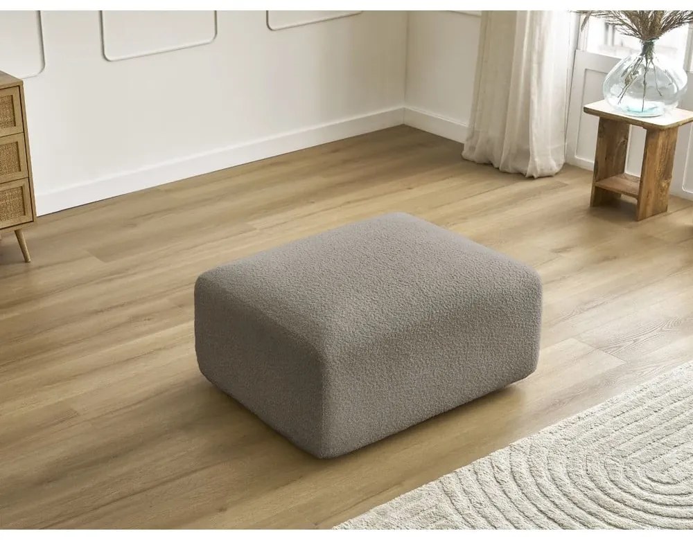 Szürkésbarna buklé lábtartó Tina – Bobochic Paris