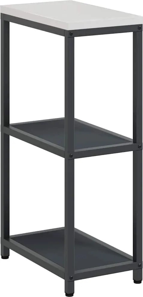 vidaXL Konyhai Tárolás polcokkal Antracit 60 x 50 x 92 cm Acél