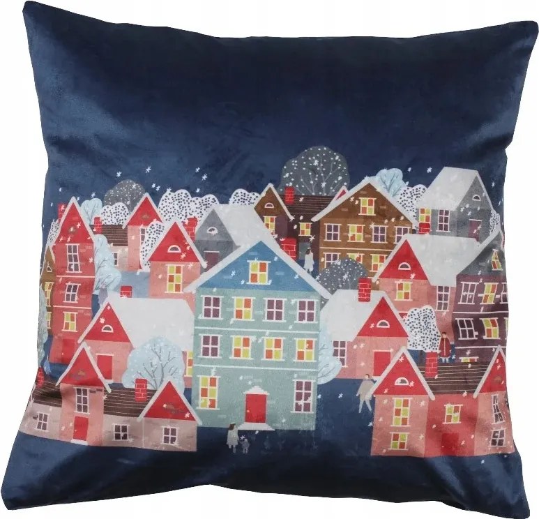 Velvet Land Karácsonyi Párnahuzat 45x45cm