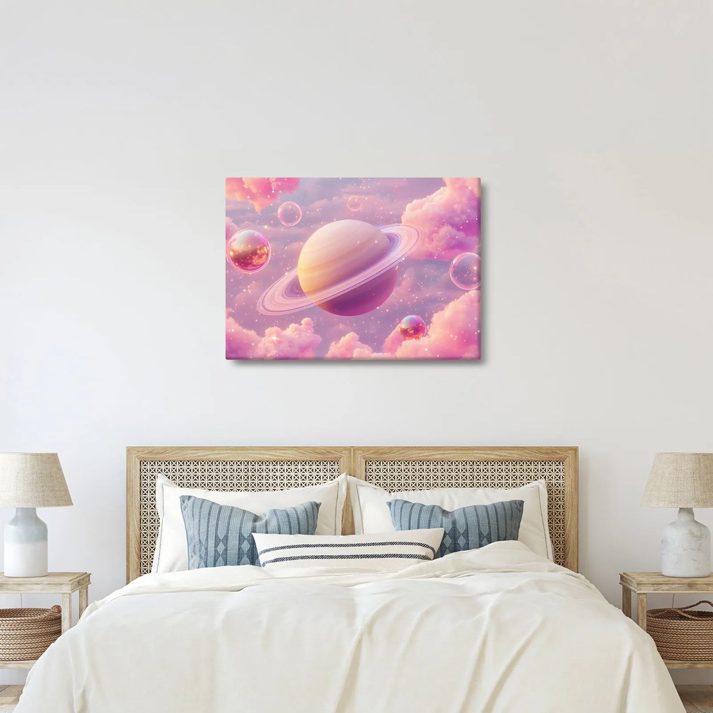 Kép - Rózsaszín bolygó (70x50 cm)