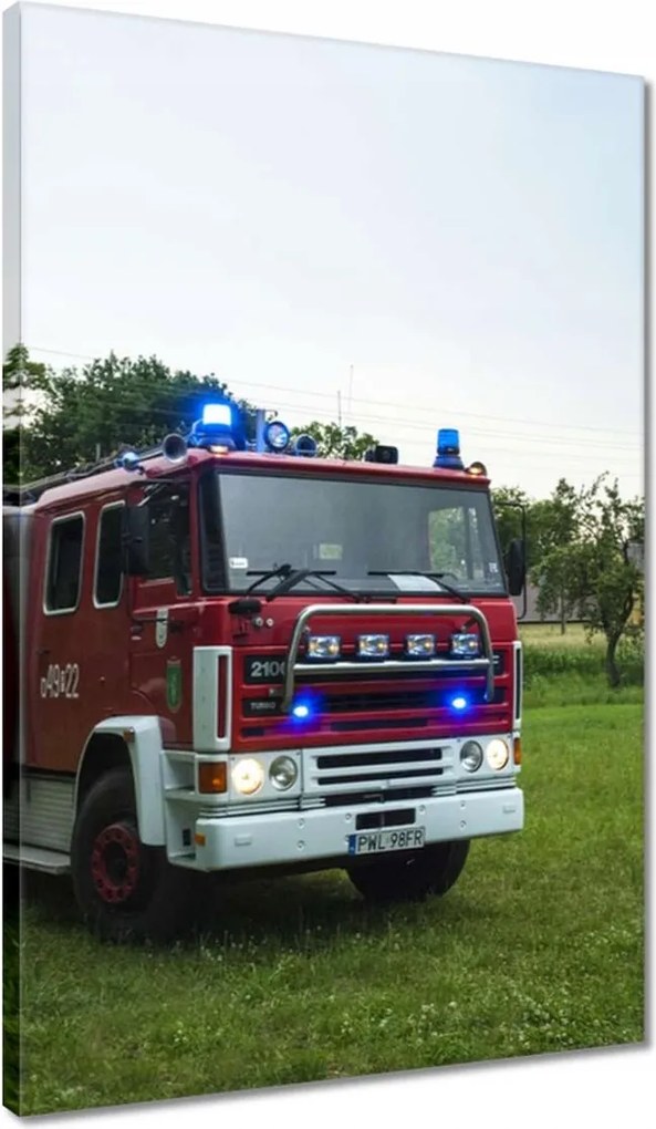 Vászonkép 40x60 Tűzoltóautó