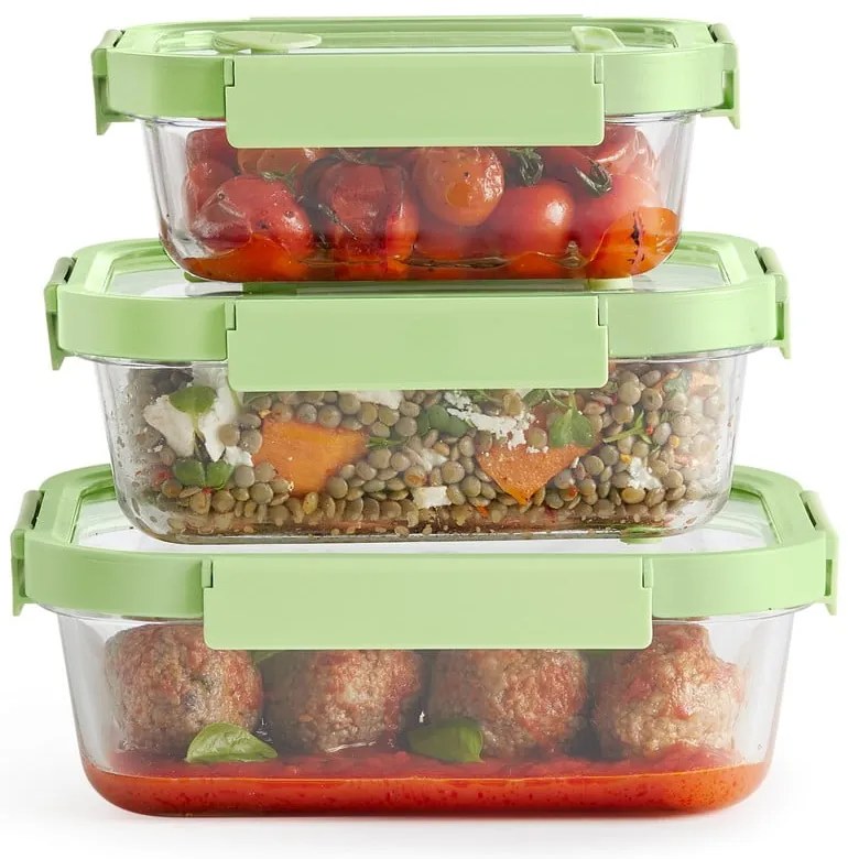 Élelmiszertartó doboz szett 3 db-os – Lékué