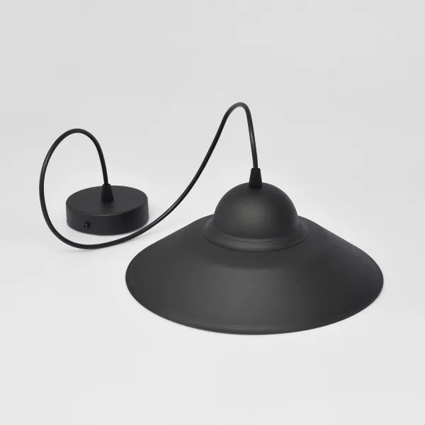 Csillár zsinóron SORAPIS 1xE27/15W/230V fekete