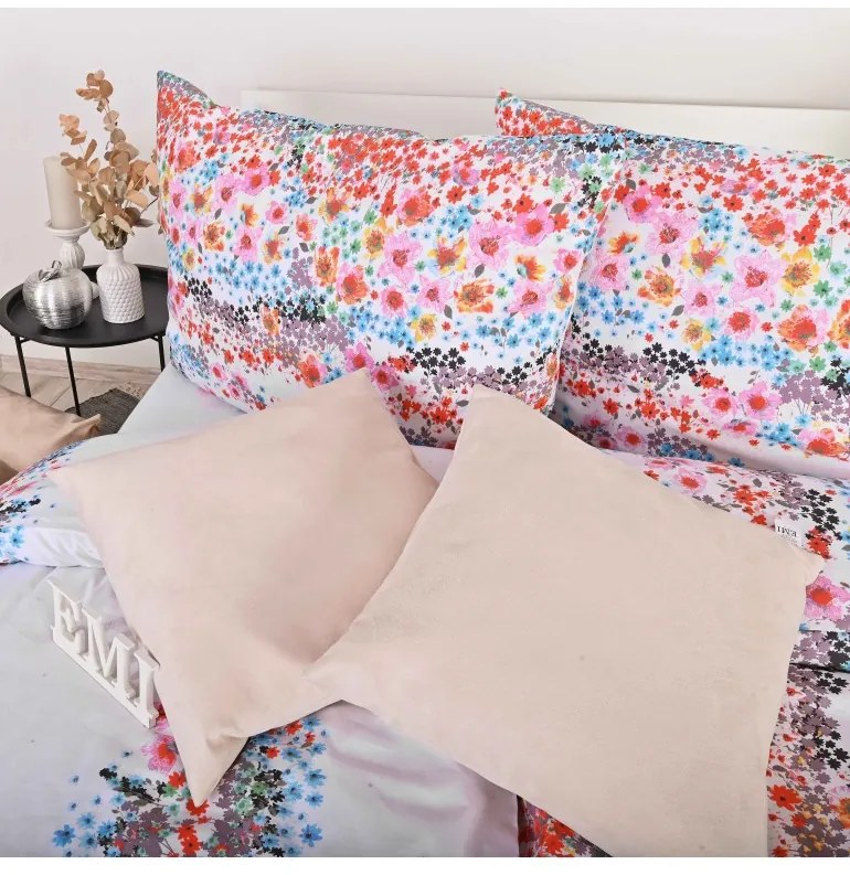 EMI Spring pamut ágyneműhuzat, A kibővített egyszemélyes ágy szett tartalma: 1x 140x220 + 1x 70x90