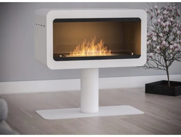 InFire - BIO kandalló 82,5x78 cm 3kW fehér