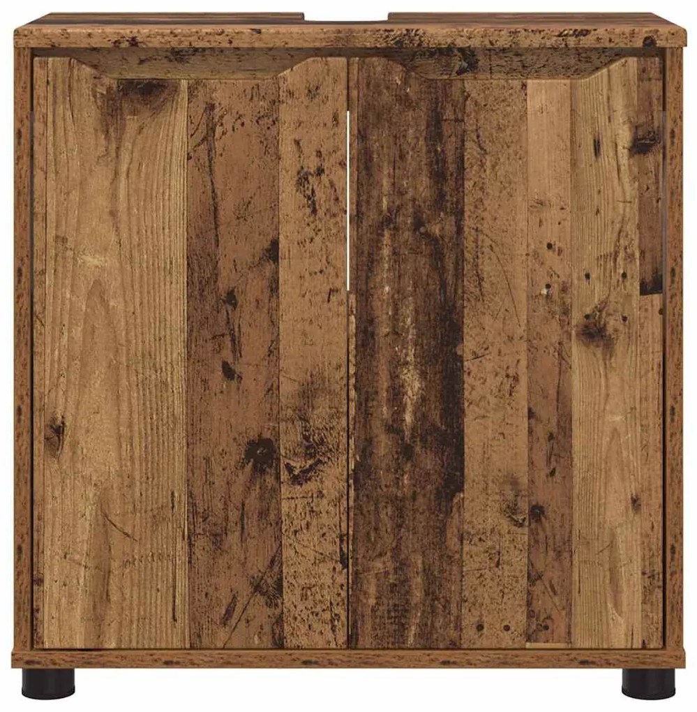 Fürdőszoba mosdószekrény Öreg fa 60 x 30 x 60 cm Faanyag