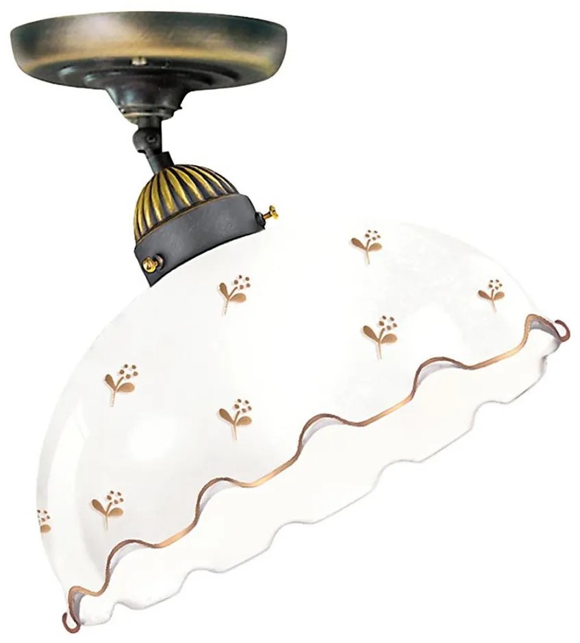 Kolarz 731.10.161 - NONNA felületre szerelhető csillár 1xE27/75W/230V, átm. 30 cm, virág, rózsaarany