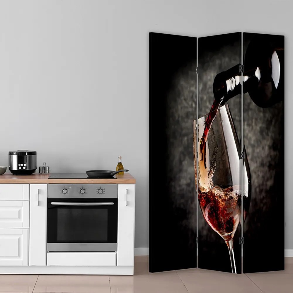Gario Paraván Vörösbor illata Méret: 180 x 170 cm, Kivitelezés: Forgó paraván 360°