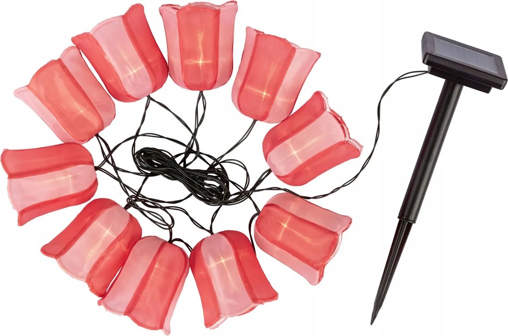 Szolár lámpa beszúrható kerti girland Livarno Home