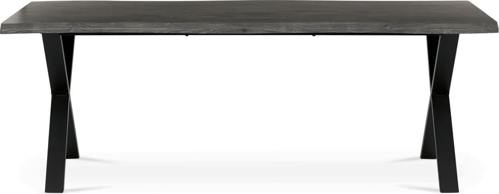 Étkezőasztal 210x100 cm MDF szürke tölgy