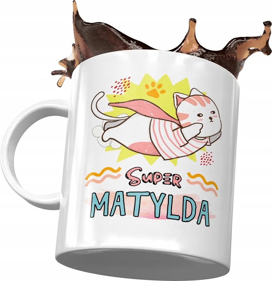 Matilda Születésnapi Bögre Névnapi Ajándék Nyomtatott Fotóval