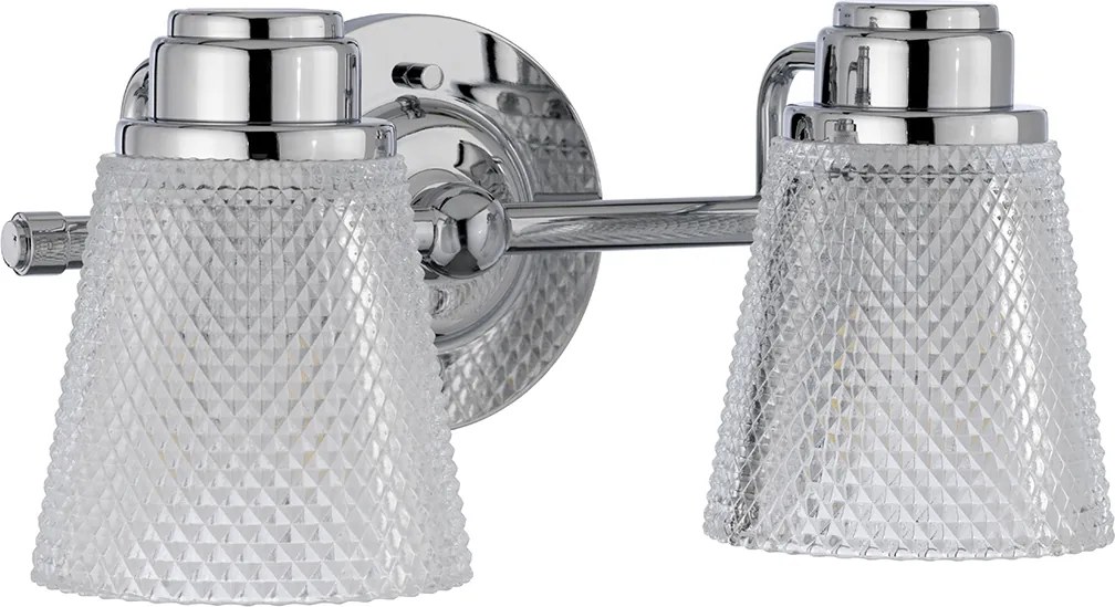 Quintiesse modern fürdőszobai lámpa hudson csiszolt króm elsqn-hudson2-bath IP44