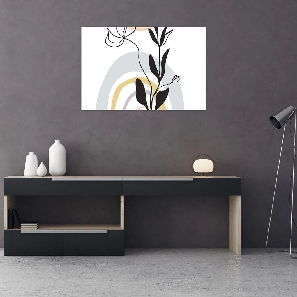 Kép - Virágok vázában N⁰1 (90x60 cm)