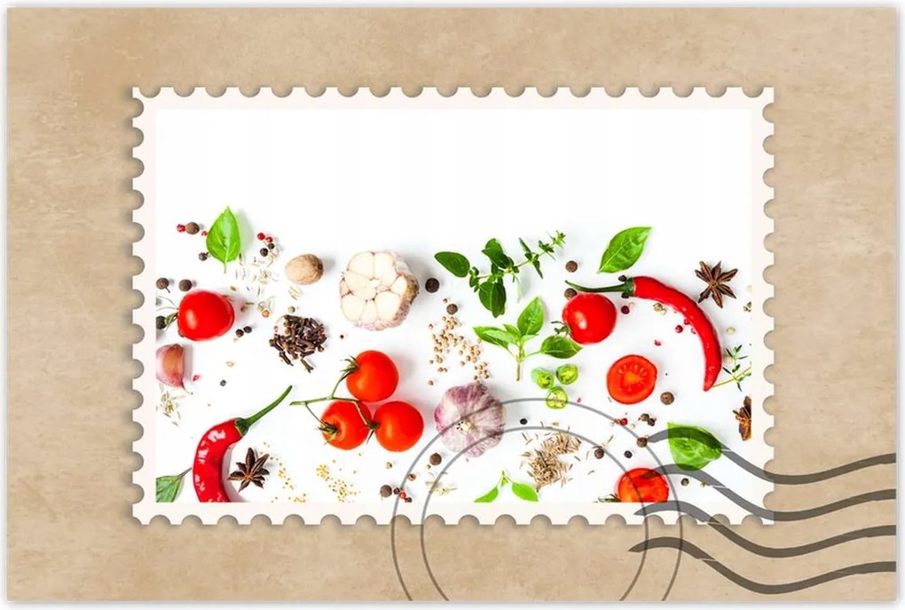 Poszter 60x40 Friss kakukkfű gyógynövények