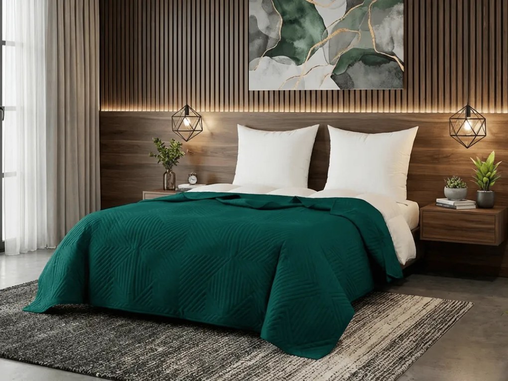 Ágytakaró CALDERA, petrolkék Méret: 200 x 220 cm