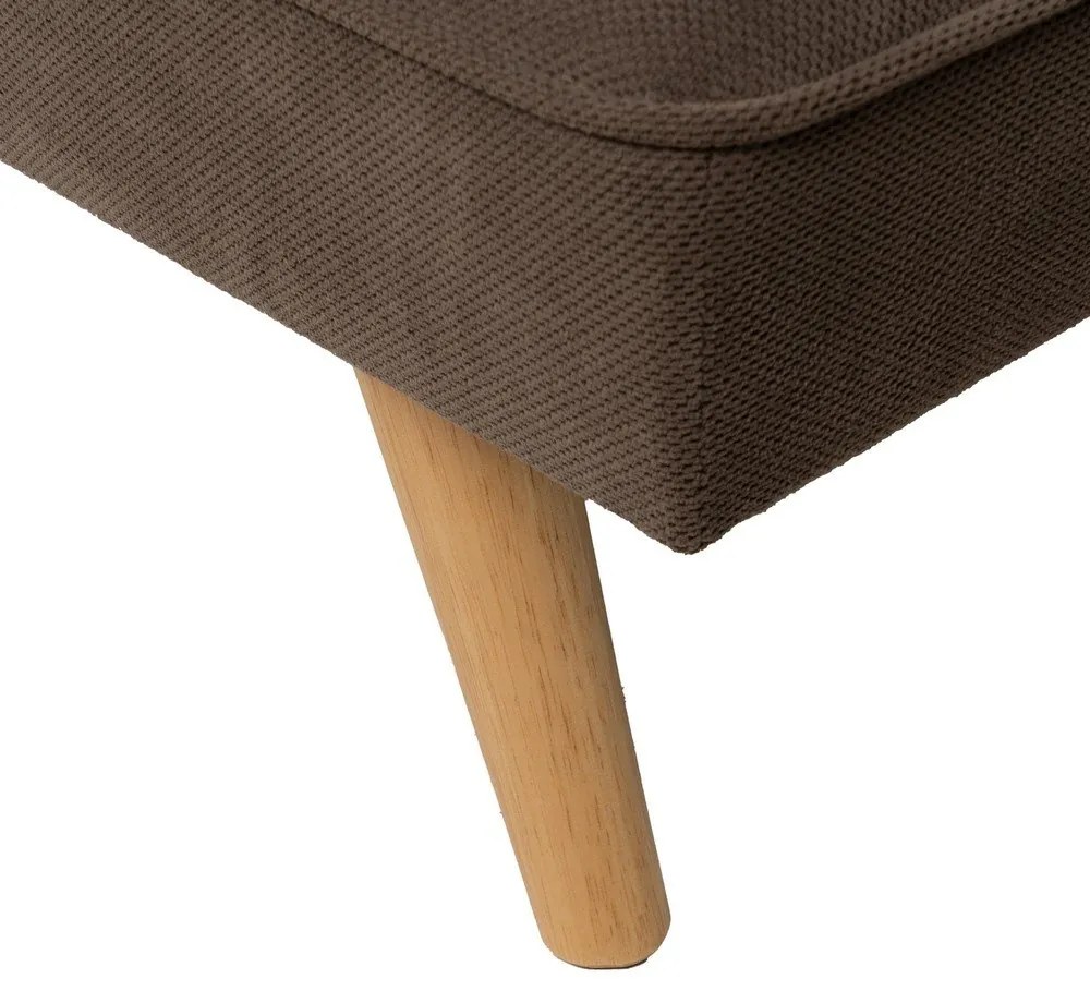 Barna zsenília kinyitható kanapé 175 cm – Ixia