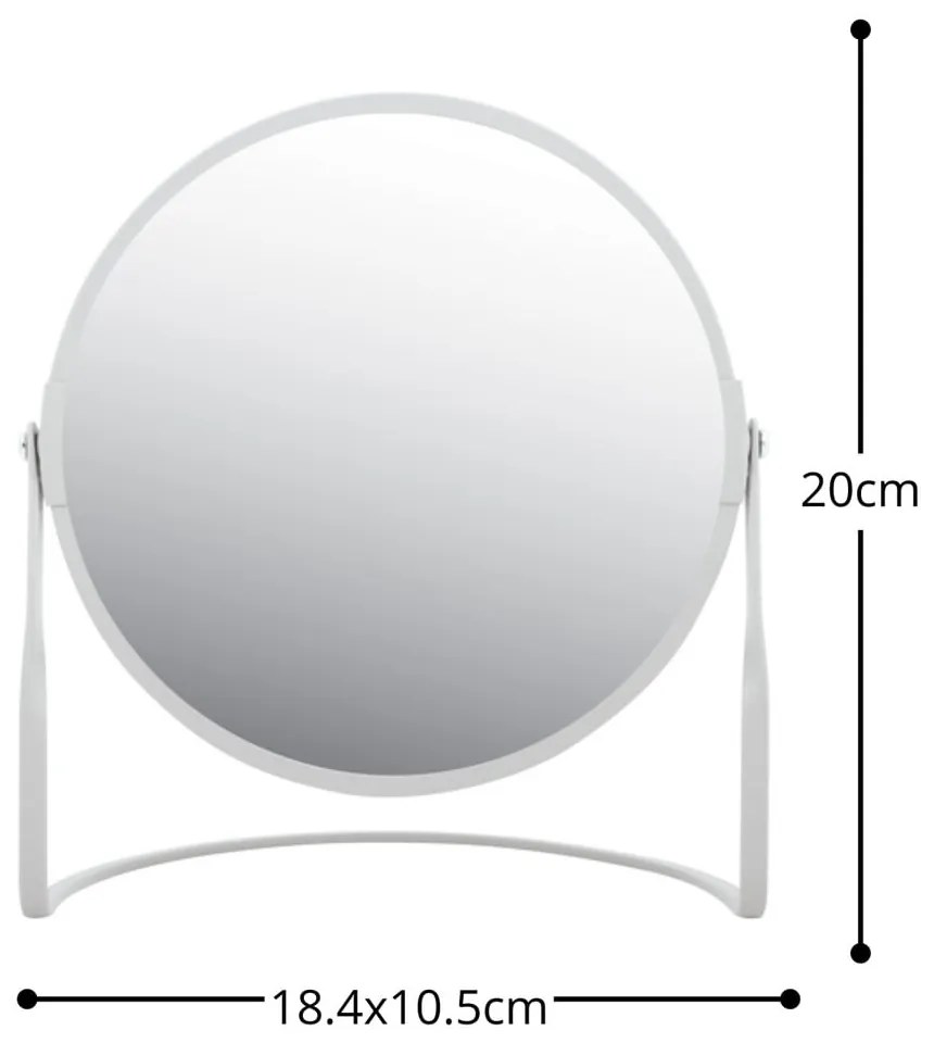 Kozmetikai nagyítós tükör (ötszörös nagyítás) ø 18 cm Akira – Spirella