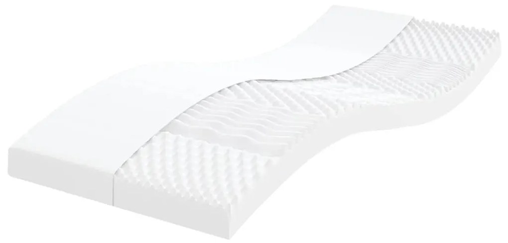 fehér 7 zónás 20 ILD keménységű habmatrac 100 x 210 cm