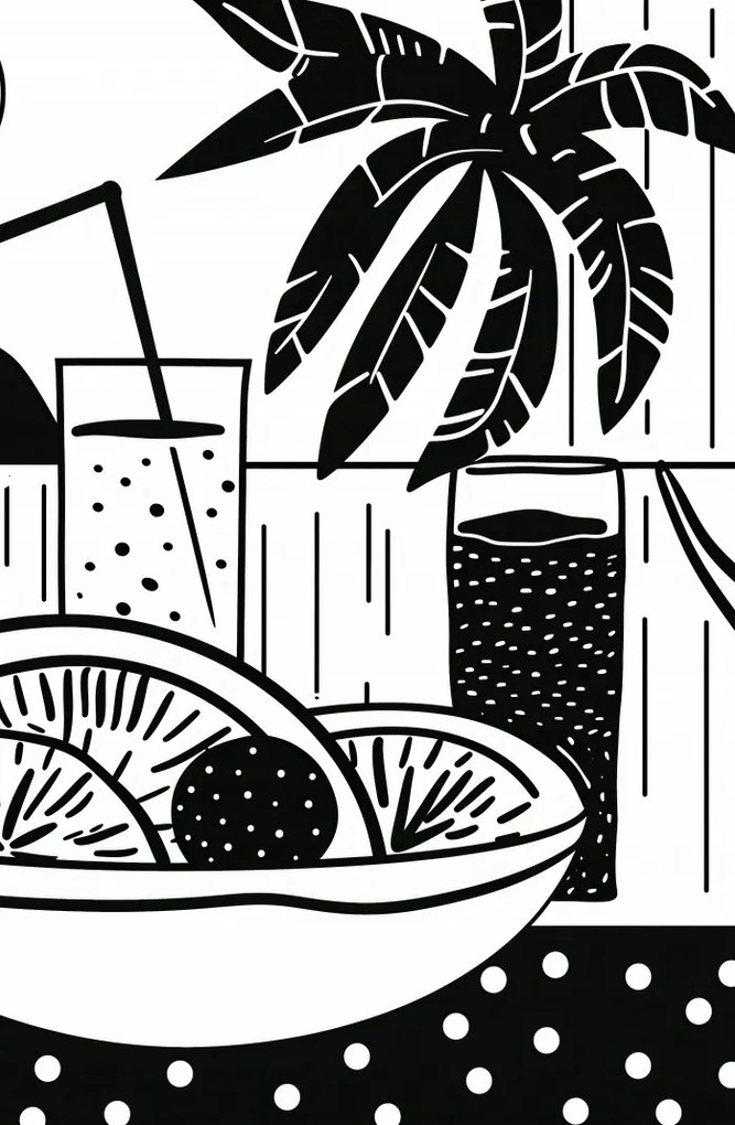 Poszter 53x81cm Trópusi játék