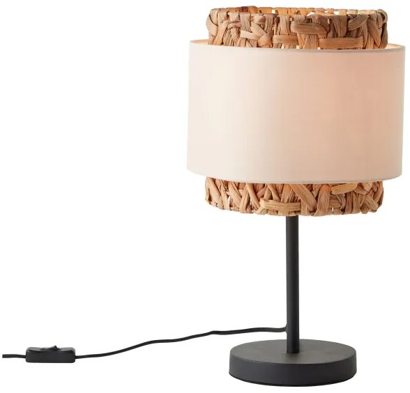 Brilliant - Asztali lámpa WATERLILLY 1xE27/60W/230V krémes