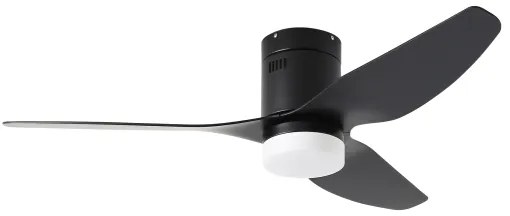 ZEVENTI - LED mennyezeti ventilátor PADUA LED/18W/230V Wi-Fi Tuya fekete + távirányító