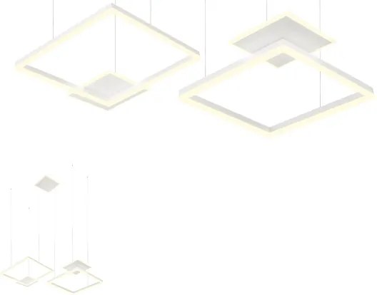 Redo 01-2614 - LED dimmelhető kábeles csillár SIGUA LED/137W/230V CRI 90 fehér