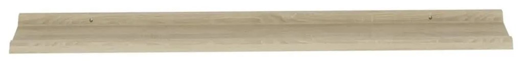 4 db sonoma tölgy színű fali polc 115 x 9 x 3 cm