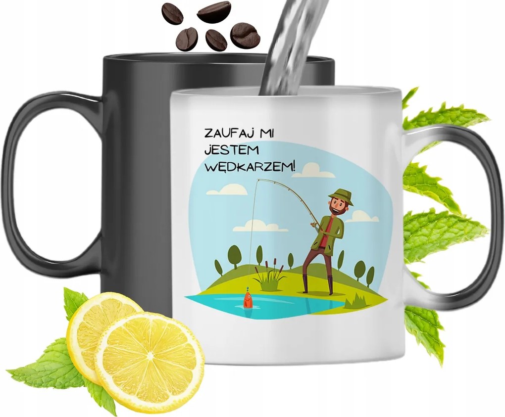 Színváltós Mágikus Bögre Horgászoknak