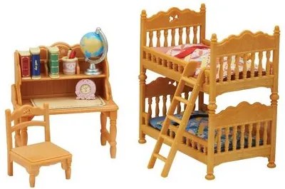 Sylvanian Families készlet - gyerekszoba emeletesággyal