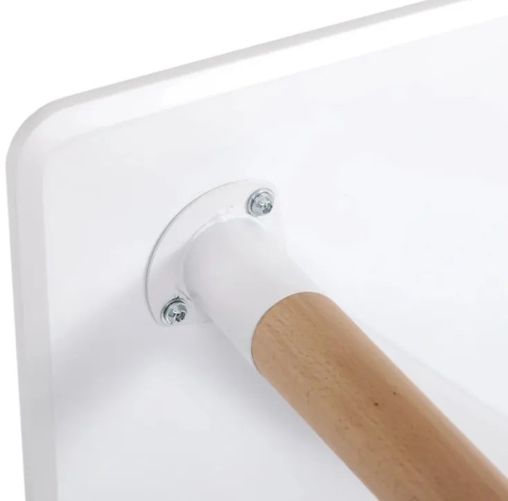 Akciós fehér étkezőasztal BERGEN 120x80 cm II. osztályú