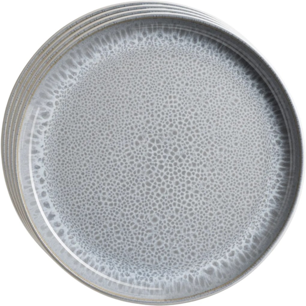 Mäser Lunaria Grey desszert tálkészlet, 20 cm, 4 db